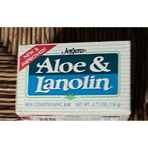 Jergens Aloe & Lanolin Vintage Bar Soap 1989